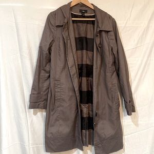 A charcoal H & M pea coat